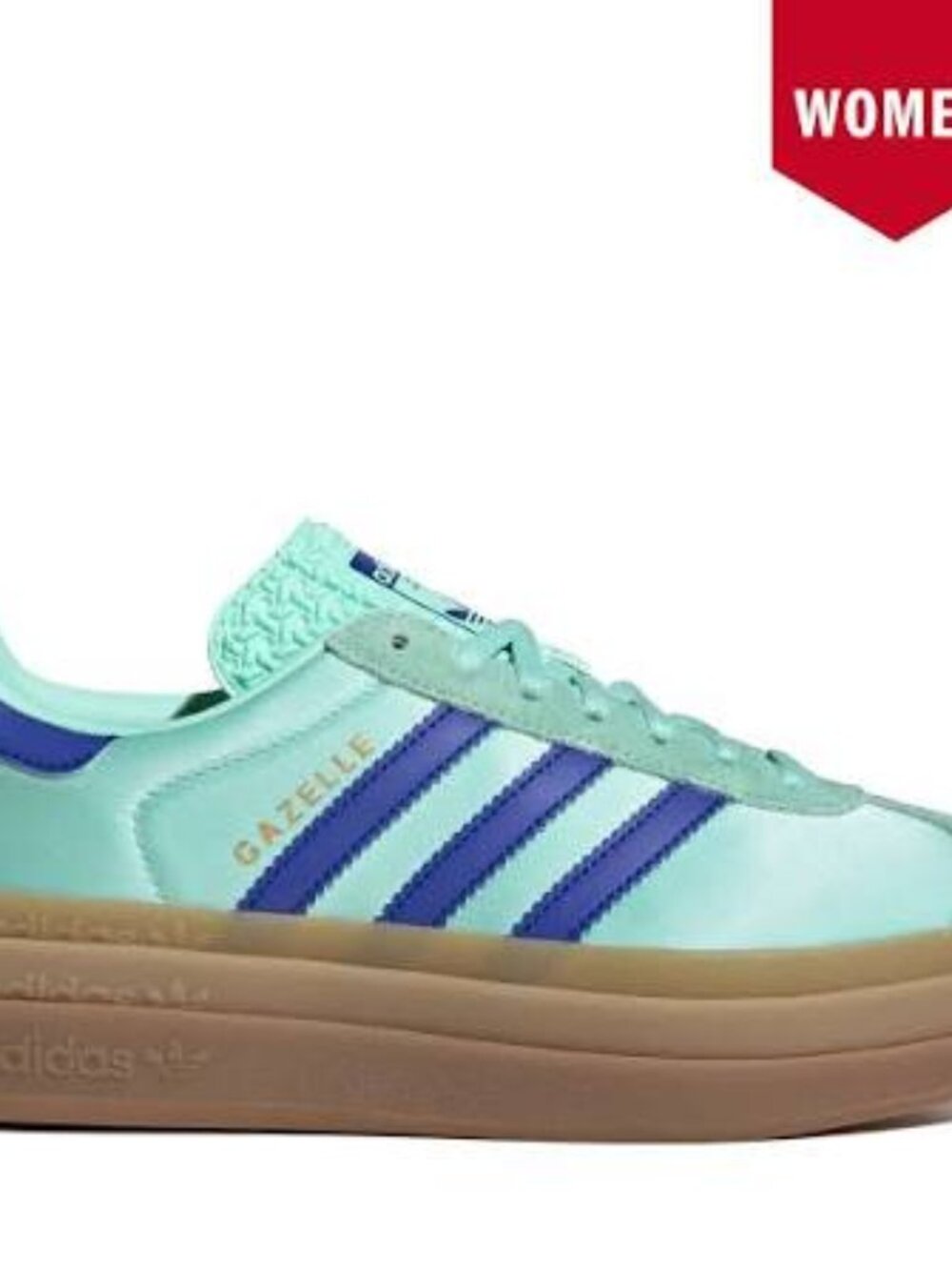 Adidas Women's Gazelle Bold Sneakers, Clear Mint/Lucid Blue  Women Size 6.5  NEW